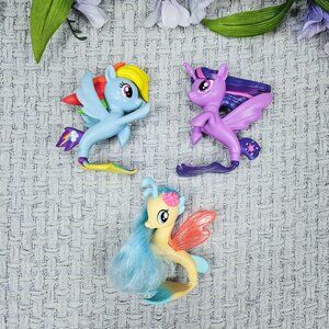My Little Pony G4 Seapony Lot Rainbow Dash Twilight Sparkle Princess Skystar